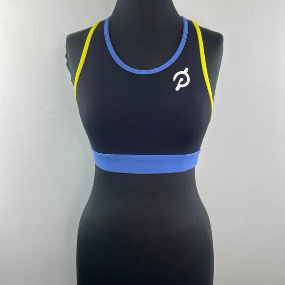 PELOTON Cadent Multi Support Bra Stretch Double Knit Scoop Neck Racerback Sz XS - Picture 3 of 9